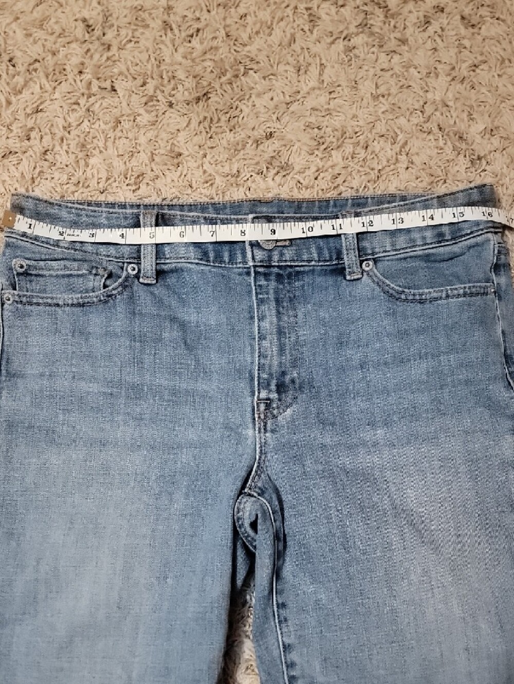 Talbots Light Blue Denim Shorts - Picture 6 of 8